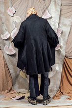 Load image into Gallery viewer, AW26 ETIEN LONG COWL JACKET - CHARCOAL FLECK