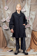Load image into Gallery viewer, AW26 ETIEN LONG COWL JACKET - CHARCOAL FLECK
