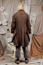 Load image into Gallery viewer, AW26 ETIEN LONG COWL JACKET - SIENNA PINSTRIPE