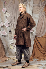Load image into Gallery viewer, AW26 ETIEN LONG COWL JACKET - SIENNA PINSTRIPE