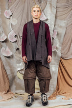 Load image into Gallery viewer, AW26 FIANE WRAP VEST - MERLOT CHEVRON