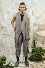 Load image into Gallery viewer, SL24 FIYAN APRON TIE VEST - RIVERSTONE CHECK