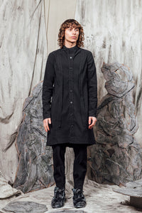 AW24 JADIS TUNIC SHIRT - OBSIDIAN