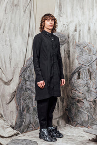 AW24 JADIS TUNIC SHIRT - OBSIDIAN