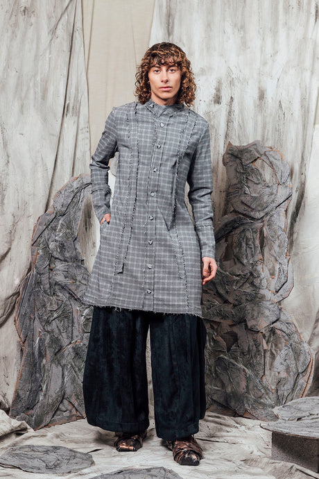 AW24 JADIS TUNIC SHIRT - RIVERSTONE CHECK