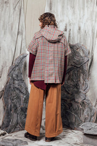 AW24 KAMAJI HOOD JACKET - MULTI PLAID