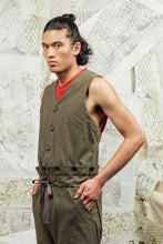 Load image into Gallery viewer, MAKOTO JUMPSUIT TOP - KHAKI