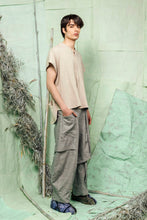 Load image into Gallery viewer, Adjustable, Off-White, Oversized, Alternative-Styled, Elevated Streetwear, Men's Top