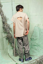 Load image into Gallery viewer, Ivory Stone, Loose Fitted, Boxy, Loose-Fitted, Alternative-Styled, Convertible, Luxurious Men's Top
