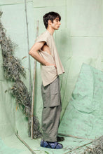 Load image into Gallery viewer, Buttoned, Off-White, Beige, Oversized, Alternative-Styled, Elevated Streetwear, Men's Top