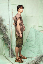 Load image into Gallery viewer, Reversible, Buttoned, Khaki Salmon, Elevated Street Style, Loose Fitted Uni-Sex Top