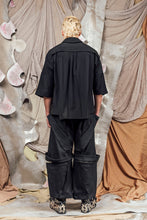 Load image into Gallery viewer, AW26 MAREN BOXY SHIRT JACKET - OBSIDIAN