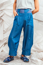 Load image into Gallery viewer, SL25 ORIME  WIDE FOLD PANTS - DENIM AZURE