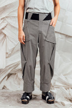 Load image into Gallery viewer, SL25 ORIME WIDE FOLD PANTS - MONO CHECK