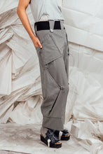 Load image into Gallery viewer, SL25 ORIME WIDE FOLD PANTS - MONO CHECK