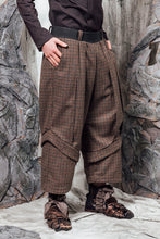 Load image into Gallery viewer, AW24 PLICA DOUBLE CUFF PANTS - CEDARWOOD CHECK