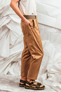 SL25 RAYDEN  STRAIGHT LEG PANT - FAWN