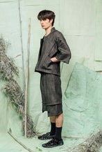 Load image into Gallery viewer, SL26 RENZO KIMONO ZIP JACKET - CHARCOAL