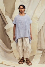 Load image into Gallery viewer, SL27 SANTALI RUCHE FLARE TOP - RESORT STRIPE
