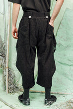 Load image into Gallery viewer, SL26 SHOSAI WRAP PANTS - OBSIDIAN JACQUARD