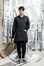 Load image into Gallery viewer, AW23 SIDD TUNIC SHIRT - SMOKY ONYX