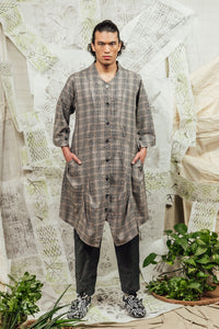 SL24 TAO LONG SHIRT - RIVERSTONE CHECK