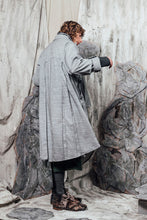 Load image into Gallery viewer, AW24 THORNE DRAPE TRENCH - ASH SLUB