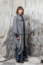 Load image into Gallery viewer, AW24 THORNE DRAPE TRENCH - RIVERSTONE PLAID