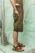 Load image into Gallery viewer, SL26 TOMIS OVERALL SHORTS - ARMY BRUSHSTROKE