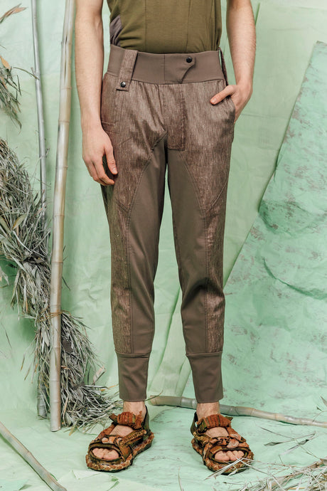 SL26 ZEPHYN SLIM LINE PANTS - BURNT UMBER