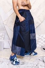 Load image into Gallery viewer, RS25 TAHNI ZERO WASTE SKIRT - ARTISAN DENIM