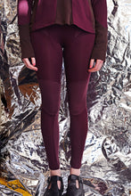 Load image into Gallery viewer, AW23 TARAN PANELED LEGGINGS - MERLOT