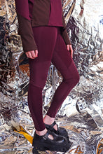 Load image into Gallery viewer, AW23 TARAN PANELED LEGGINGS - MERLOT