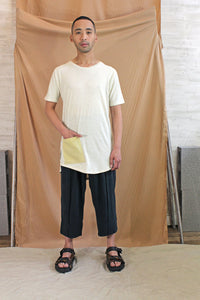 Men's Cream Marle Jersey Pocket Tee