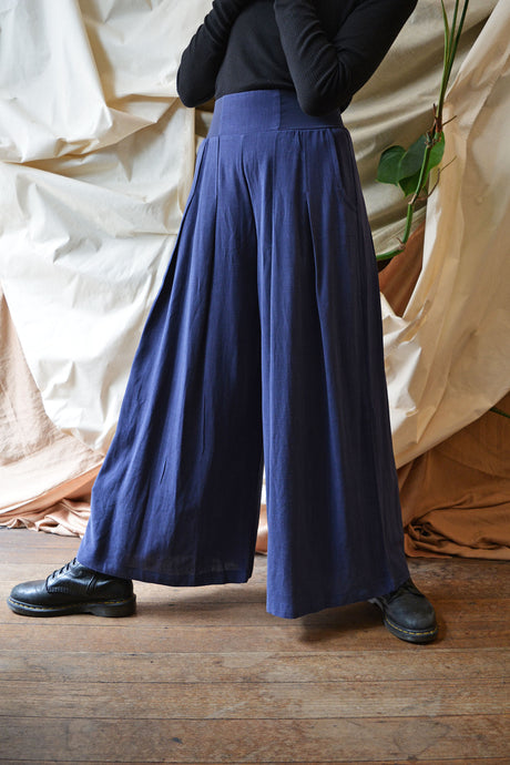 SL23 DYANA PALAZZO PANTS - INDIGO