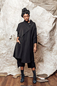 unisex wool obsidian scarf tunic dress 