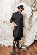 Load image into Gallery viewer, unisex wool obsidian scarf tunic dress 