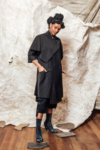 unisex wool obsidian scarf tunic dress 