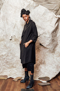 unisex wool obsidian scarf tunic dress 