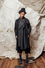 Load image into Gallery viewer, unisex wool onyx twill long jacket 