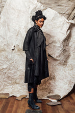 Load image into Gallery viewer, unisex wool onyx twill long jacket 