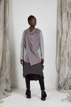 Load image into Gallery viewer, Unisex Waterfall Drape jacket in Viscose Ponti Knit