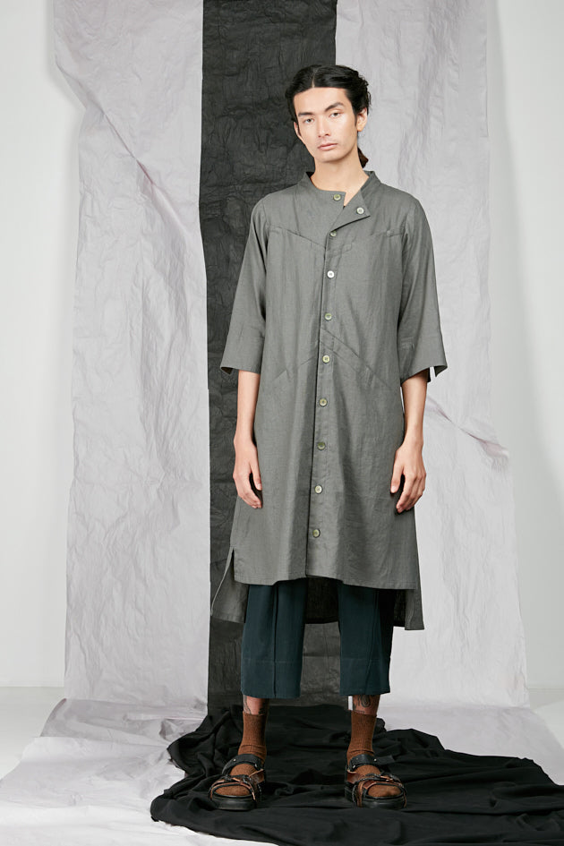 Unisex Linen Shirt Jacket