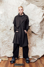 Load image into Gallery viewer, unisex wool obsidian scarf tunic dress 