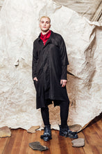 Load image into Gallery viewer, unisex wool onyx twill long jacket 