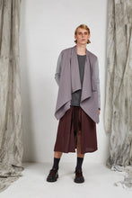 Load image into Gallery viewer, Waterfall Drape Shawl Collar Jacket in Viscose Ponti Knit