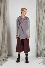 Load image into Gallery viewer, Waterfall Drape Shawl Collar Jacket in Viscose Ponti Knit