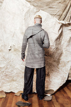 Load image into Gallery viewer, mens funnel neck jumper slate melange 