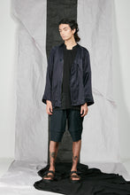 Load image into Gallery viewer, Tencel Cupro Linen Unisex Kimono Zip Jacket