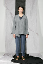 Load image into Gallery viewer, Crinkled Linen Unisex Kimono Zip Jacket